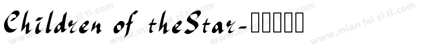 Children of theStar字体转换
